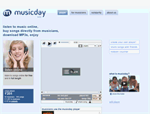Tablet Screenshot of musicday.com
